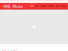 Tablet Screenshot of hellobhutan.net